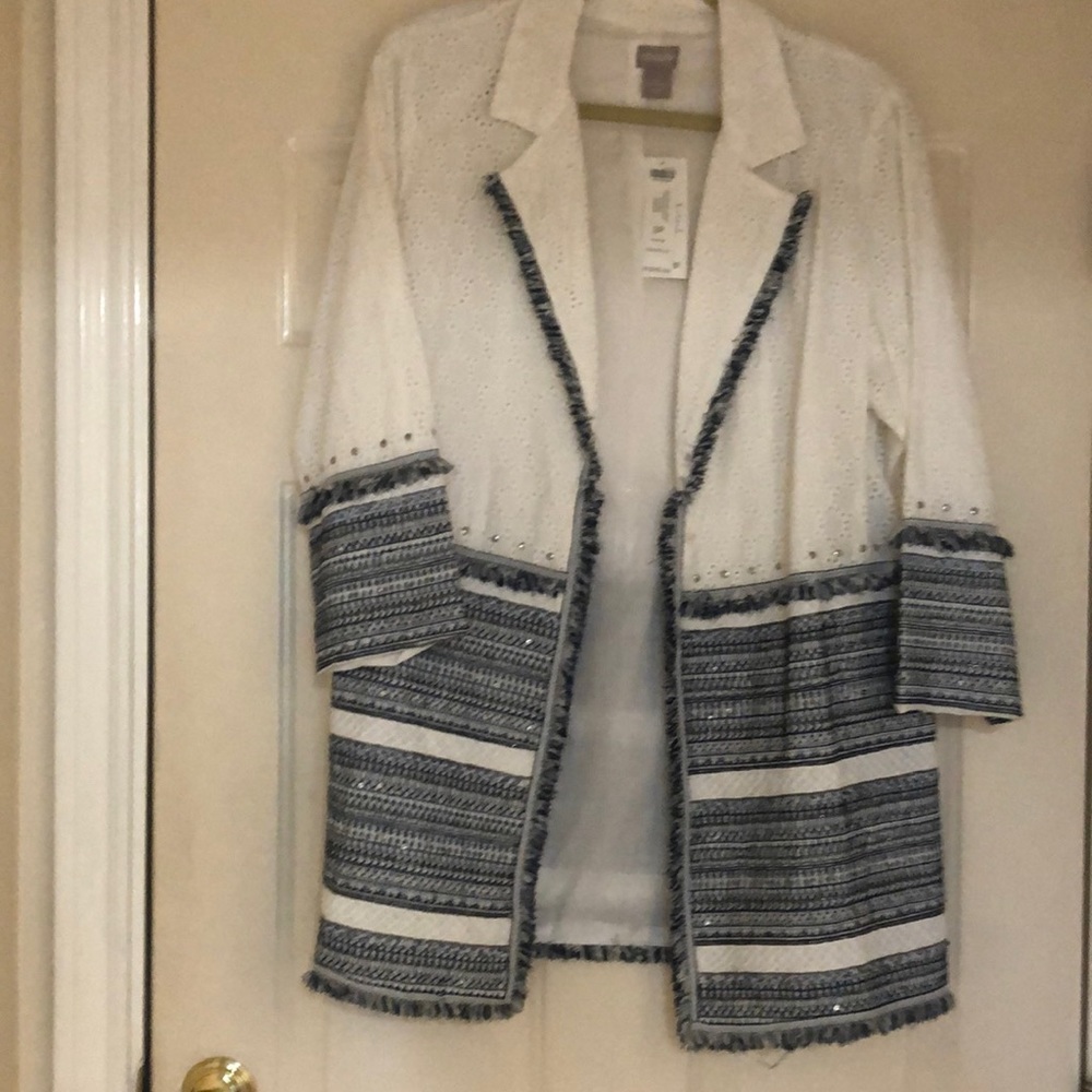 duster new with tags new $90.00 selling or $40.00 size 2 Chico’s